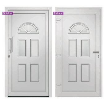 Voordeur 98x208 cm wit 6