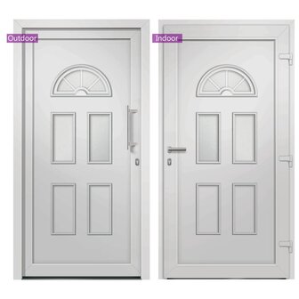 Voordeur 88x208 cm wit 6
