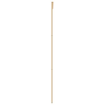 Schuifdeur 102,5x205 cm mat ESG-glas en aluminium goudkleurig 4