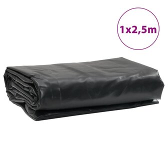 Dekzeil 650 g/m&sup2; 1x2,5 m antracietkleurig 9