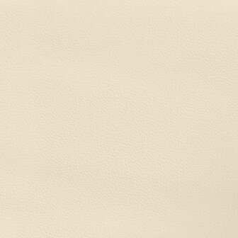 Pocketveringmatras medium 100x200x20 cm kunstleer cr&egrave;mekleurig 6