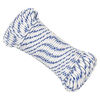 Boot touw 4 mm 25 m polypropyleen wit 2
