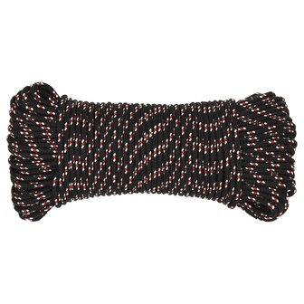 Boot touw 3 mm 250 m polypropyleen zwart 3