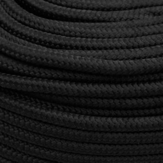 Boottouw 6 mm 25 m polypropeen zwart 4