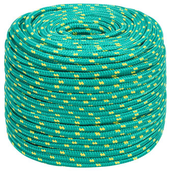 Boottouw 8 mm 50 m polypropyleen groen 2