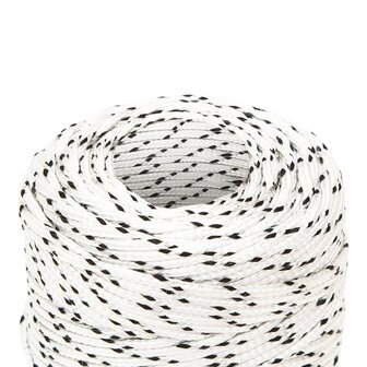 Boottouw gevlochten 2 mm x 500 m polyester wit 3