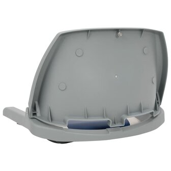 2-delige Bootstoelen set met blauw-witte kussens inklapbaar 8