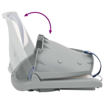 2-delige Bootstoelen set met blauw-witte kussens inklapbaar 12