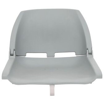 4-delige Bootstoelen set inklapbaar grijs 3
