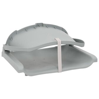 4-delige Bootstoelen set inklapbaar grijs 11