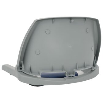 4-delige Bootstoelen set met blauw-witte kussens inklapbaar 8