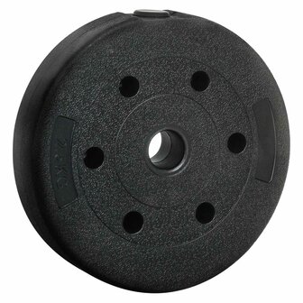 4-in-1 Halterset 40kg Zwart en Rood Cement en ijzeren zand 8