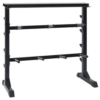 Halterrek Zwart 99 x 45 x 95,5 cm Gepoedercoat staal 1