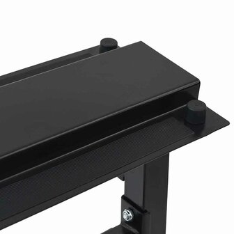 Halterrek Zwart 99 x 45 x 95,5 cm Gepoedercoat staal 6
