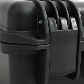 Flightcase draagbaar 46,5x21,5x17,5 cm PP zwart 7
