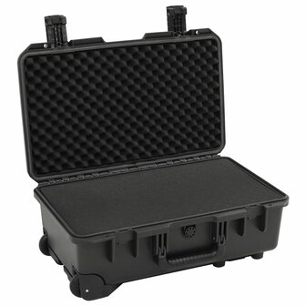 Flightcase draagbaar 55x35x22,5 cm PP zwart 4