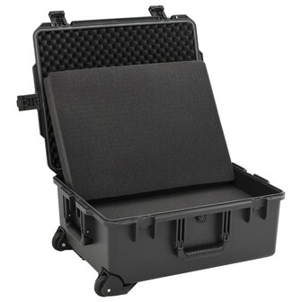 Flightcase draagbaar 62,5x50x28,5 cm PP zwart 5