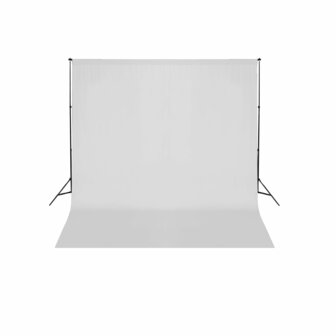 Achtergrondsysteem 600x300 cm wit 1