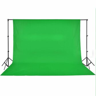 Achtergrond zonder standaard chromakey 500x300 cm katoen groen 4