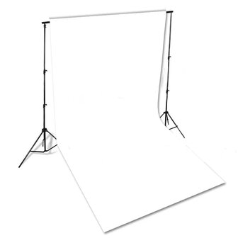 Achtergrond zonder standaard 600x300 cm katoen wit  4