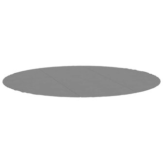 Zwembadgrondzeil &Oslash;396 cm polyester geotextiel lichtgrijs 2