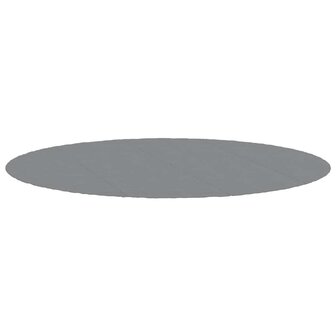 Zwembadgrondzeil &Oslash;500 cm polyester geotextiel lichtgrijs 2