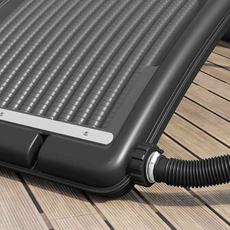 Zwembadverwarmingspaneel solar 2 st gebogen 110x65 cm 4