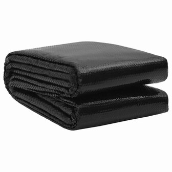 Zonne zwembadoverkapping extra zwaar &Oslash; 488 cm 400 &mu;m Rond PE 2