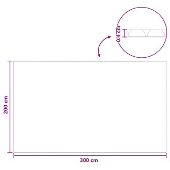 Zonne zwembadoverkapping extra zwaar 300 x 200 cm, 400 &mu;m 8