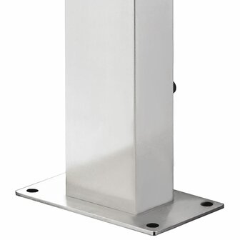 Buitendouche met grijze basis 225 cm roestvrij staal 11