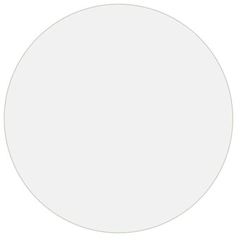 Tafelbeschermer &Oslash;70 cm 1,6 mm PVC transparant 2