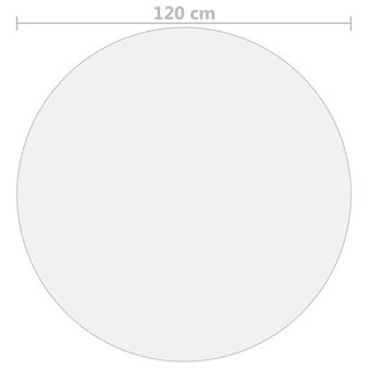 Tafelbeschermer &Oslash; 120 cm 1,6 mm PVC mat 5