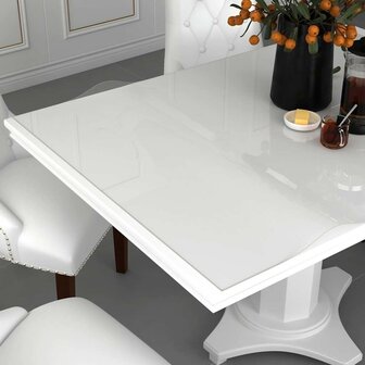Tafelbeschermer 120x60 cm 1,6 mm PVC transparant 1