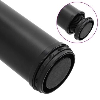 Tafelpoten in hoogte verstelbaar zwart 710 mm 4 st 4