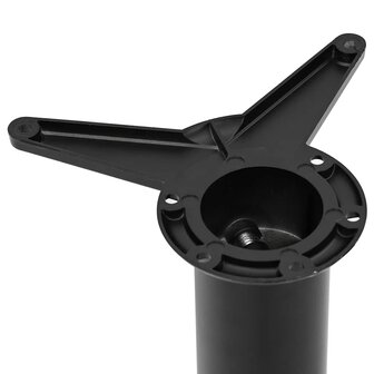Tafelpoten in hoogte verstelbaar zwart 710 mm 4 st 5