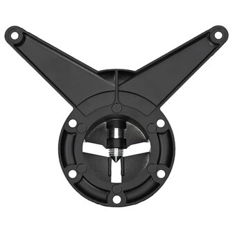 Tafelpoten in hoogte verstelbaar zwart 710 mm 4 st 6