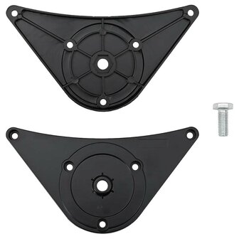 Tafelpoten in hoogte verstelbaar zwart 710 mm 4 st 4
