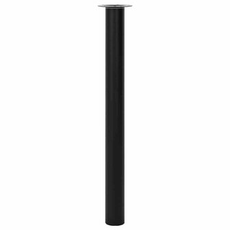 Tafelpoten telescopisch 710-1100 mm zwart 2 st 2