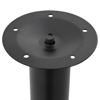 Tafelpoten telescopisch 710-1100 mm zwart 2 st 6