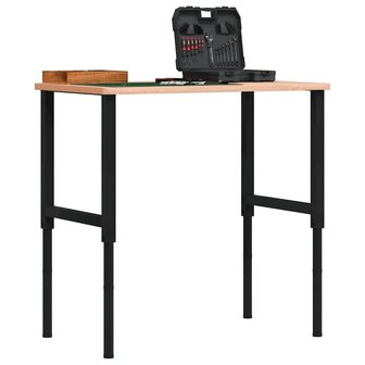 Werkbankframes verstelbaar 2 st 55x(69-95,5) cm metaal zwart 4