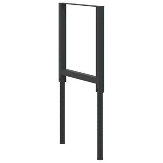 Werkbankframes verstelbaar 2 st 55x(69-95,5) cm metaal zwart 5
