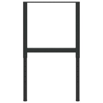 Werkbankframes verstelbaar 2 st 55x(69-95,5) cm metaal zwart 7