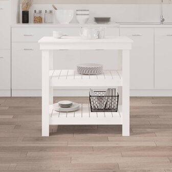 Werkbank 78,5x50x80 cm massief grenenhout wit 3