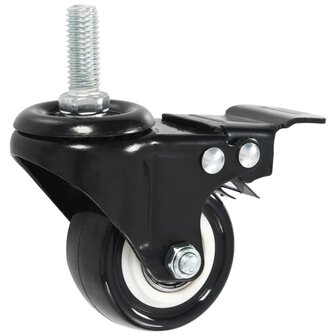 Zwenkwielen met remmen 4 st 50 mm 3