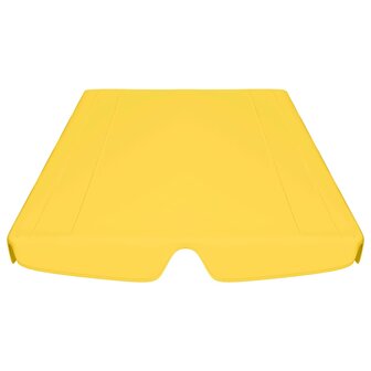 Vervangingsluifel voor schommelbank 188/168x145/110 cm geel 4