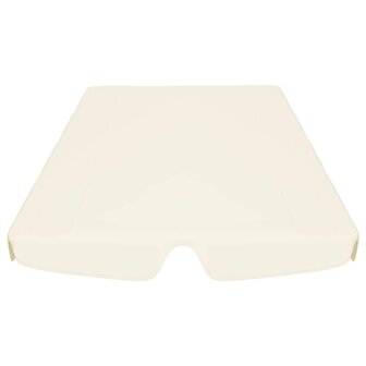 Vervangingsluifel voor schommelbank 150/130x105/70cm cr&egrave;mekleur 4