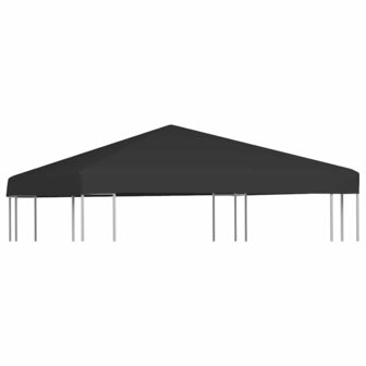 Prieeldak 270 g/m&sup2; 3x3 m zwart 2