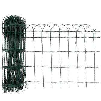 Borderafscheiding 10x0,65 m gepoedercoat ijzer 4