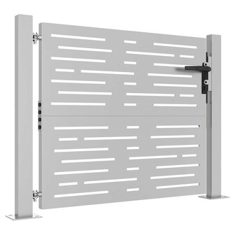 Poort 100x75 cm vierkant cortenstaal 6