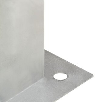 Paalankers 4 st 81 mm gegalvaniseerd metaal 6